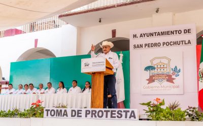 Toma de protesta de nuestro Presidente Municipal  San Pedro Pochutla.