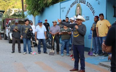 Activa Gobierno Municipal de San Pedro Pochutla, Mega Tequio en la Sección Cuarta.