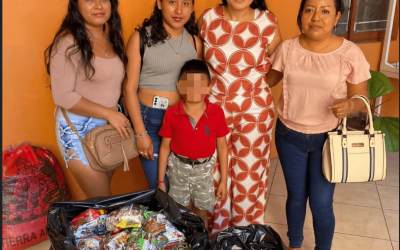 Entrega de sonrisas a la niñez en San Pedro Pochutla