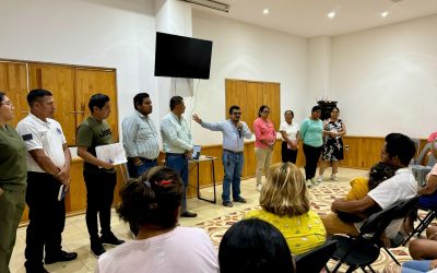 Reunión con comerciantes del municipio, para impulsar el desarrollo económico.